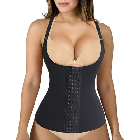 

Nebility Waist Trainer Cincher Underbust Corset for Weight Loss Sport Workout Body Shaper with Adjustable Straps