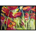 thumbnail image 1 of Carolines Treasures JMK1121JMAT Coquelicots Rouges Tapis Intérieur et Extérieur- 24 x 36 Po., 1 of 4