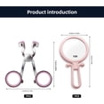 thumbnail image 4 of Asphodelia 6 PCS Contact Lens Applicator Tool Set,Eye Opener Contact Lens Wearing Aid Tool with Contact Lens Case、Sucker、tweezer、Handheld Mirror for Daily Use Outdoor Travel, 4 of 5