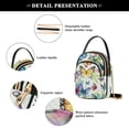 thumbnail image 4 of joogoo Women Watercolor Butterflies Chain Crossbody Bags Shoulder Handbag Phone Purse, 4 of 5