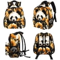 thumbnail image 4 of Panda Sunflower Cute Bag Diaper Backpack Baby Cushion Backpack Backpack for School Teens with Adjustable Strap and Large Capacity, Printed Design, 4 of 6