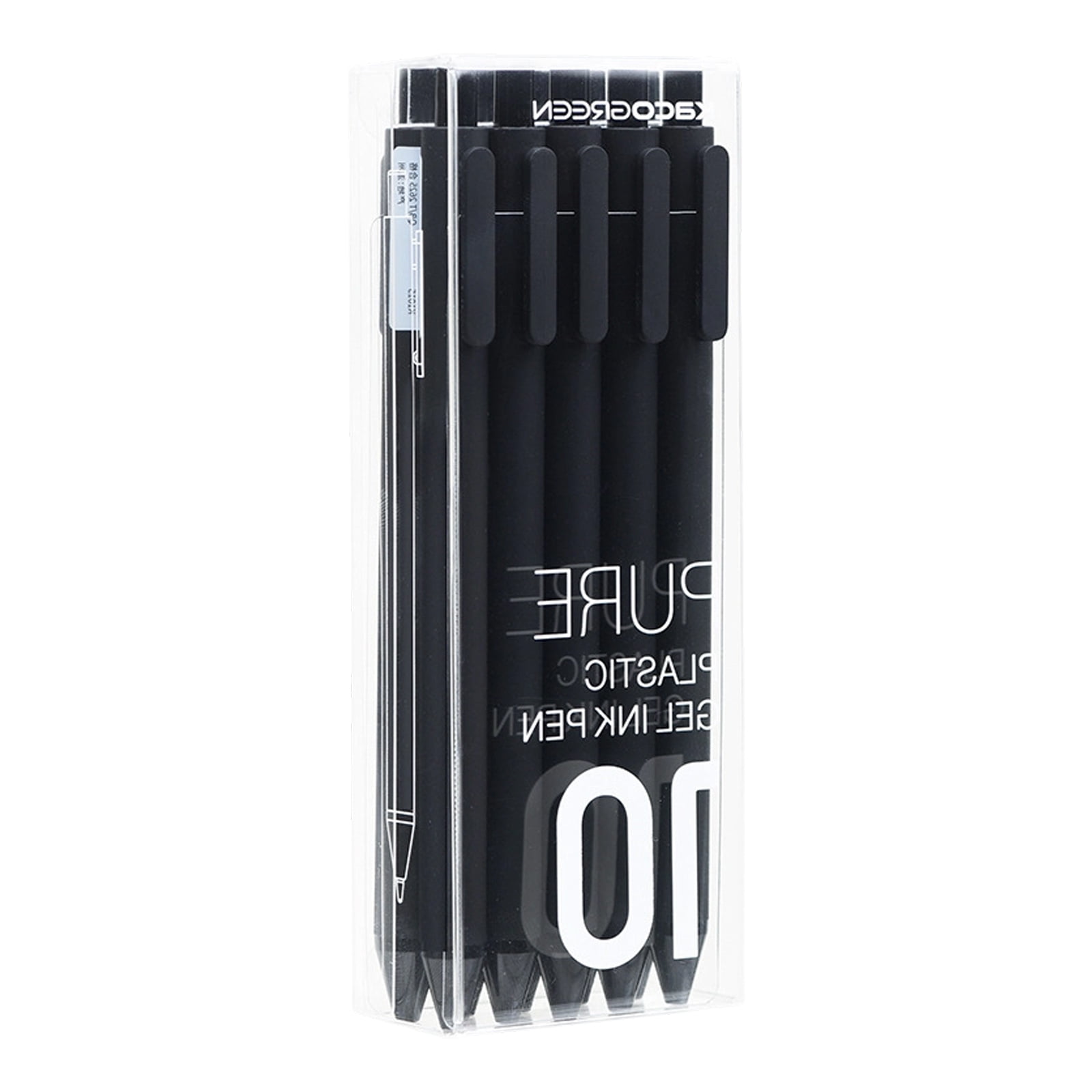 10/20Pcs Retractable Gel Pen Quick Drying Gel Inks Pens 0.5MM Point for Writing Note Taking Journaling Sketching