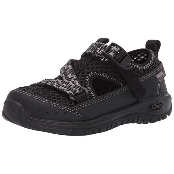 Chaco Odyssey Sport Sandal, Black, 11 US Unisex Little Kid