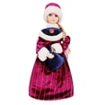 thumbnail image 3 of Big Santa Claus Figure Christmas Electric Santa Plush Toys Clause Christmas Decoration for Home Christmas Ornaments Snow Maiden, 3 of 5