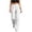 White, variant on Aeguzox Womens Pants High Waist Casual Jogger Cargo Pants with Pockets,Sizes S-2XL