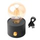 thumbnail image 5 of Lámpara de mesa de diseño vintage, lámpara de mesita de noche, luces LED para mesita de noche, lámpara pequeña antigua para decoración del hogar, luz gris oscuro, 5 of 8