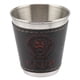 thumbnail image 1 of Mini copa de vino, 4 piezas, 70 ml, de acero inoxidable, con tapa de cuero, copa de vino de acero inoxidable diseñada para profesionales, 1 of 12