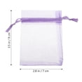 thumbnail image 2 of RENACLIPY Valentine's Day Candy Bags Organza Purple 50pcs, 2 of 5