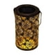 thumbnail image 2 of Decoración del hogar, faroles solares colgantes para exteriores, farolillos metálicos ahuecados, luz LED decorativa para jardín, decoración delicada para patio, farolillos solares de hierro., 2 of 6