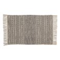 thumbnail image 1 of Design Imports CAMZ12646 2 x 3 ft. Hand-Loomed Rug, Gray Textured Dobby, 1 of 3