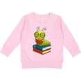 thumbnail image 2 of Inktastic Reading Bookworm Toddler Sweatshirt, 2 of 4