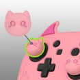 thumbnail image 5 of PlayVital Cute Demon Silicone Grip Cover for Nintendo Switch Pro Controller, Anti-Slip, Kawaii Protective Skin with Joystick Caps and Stickers – Compatible with Nintendo Switch Pro- Pink, 5 of 9