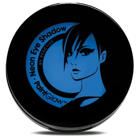PaintGlow UV Reactive Bright Neon Makeup 3.5g Eye Shadow, (Best Smokey Eye Makeup For Blue Eyes)
