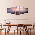 thumbnail image 3 of Elephant Stock Great Smoky Mountain Scenery Wall Art - Horizontal Multi Panel Canvas - Living Room Wall Decor - Nature Multi Panel - Gray And Beige Decor - 80" x 36", 3 of 8