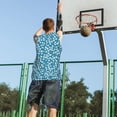 thumbnail image 5 of Sikiie Beautiful Floral Basketball Jersey Reversible Men's Mesh Athletic Sports Shirts Training Practice S-4XLMedium, 5 of 6
