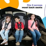 Cosco Kids Finale 2-in-1 Toddler Booster Car Seat, Fiberwave II, Black/Grey