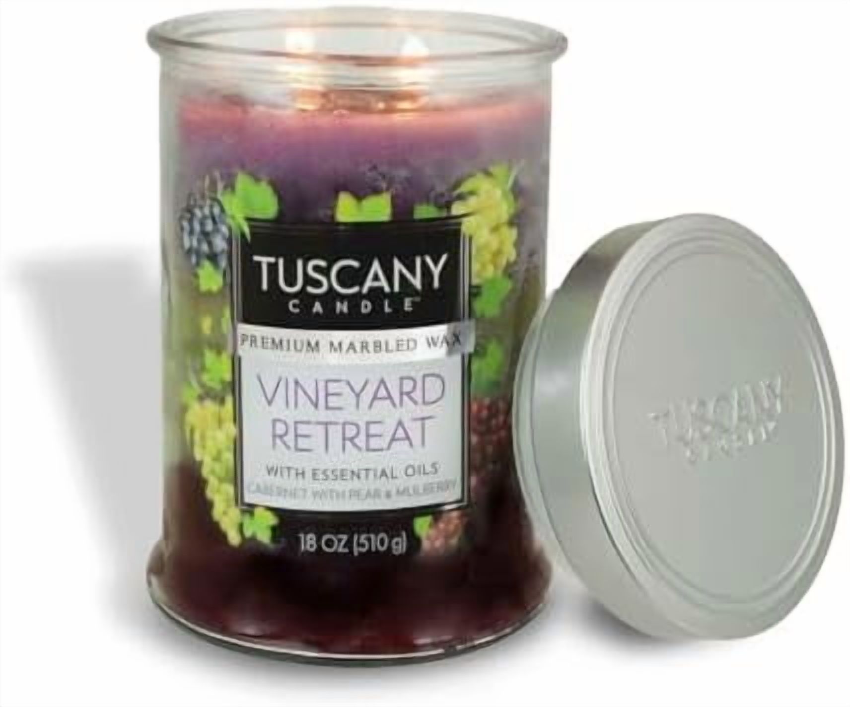 Vineyard Retreat® Long-Lasting Scented Jar Candle, 18 oz$$Home Decor, Kitchen, & Other