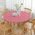 thumbnail image 3 of Artistic Tablecloth Featuring Modern Minimalist Abstract and Geometric Patterns, Colorful Tie Dye, Psychedelic Art and Rainbow Gradient for Chic Dining, 3 of 7