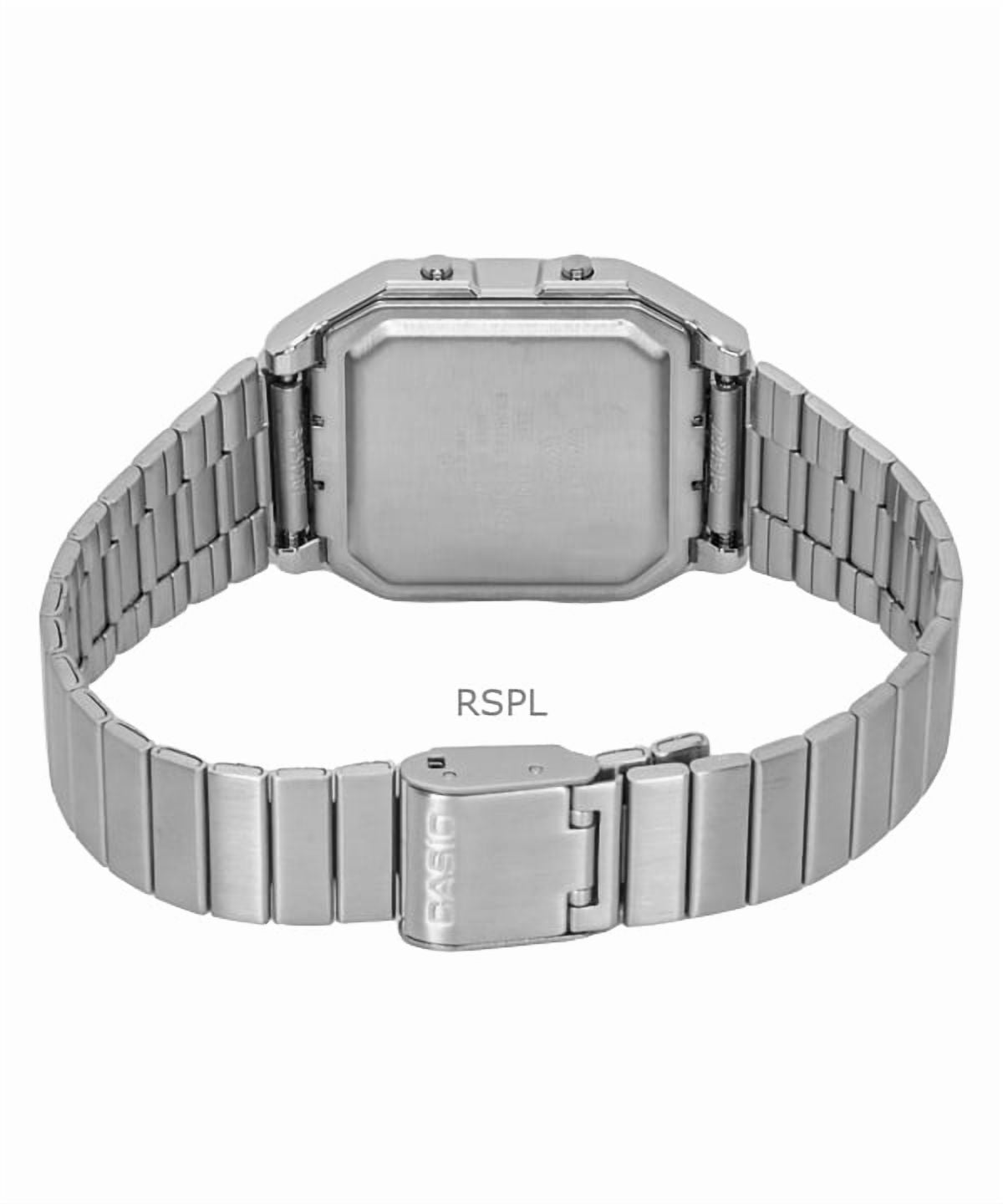 Casio Vintage Digital Stainless Steel Quartz A130WE-7A Unisex Watch