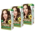 thumbnail image 3 of (4 pack) Nisha Creme Hair Color | Permanent Long Lasting Brown Hair Dye Color Kit | Light Brown | 4.05 Oz (Pack Of 3), 3 of 12