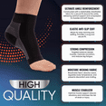 thumbnail image 2 of Foot Compression Socks for Women and Men - PhysFlex Ankle Brace, 1 Pair, 2 of 7