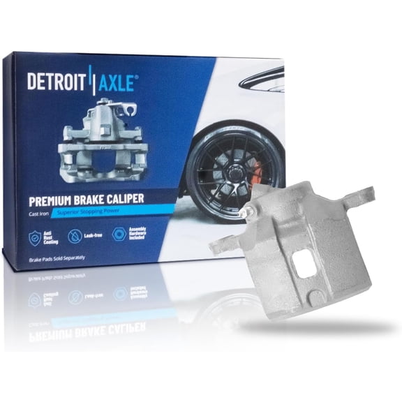 Detroit Axle - Front Right Brake Caliper for 1989-1993 Mitsubishi Galant 1990-1994 Eclipse Eagle Talon Plymouth Laser, Passenger Side Disc Brake Caliper 1991 1992 Replacement