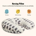 thumbnail image 4 of Dream On Me Beeboo Nursing Pillow and Positioner, Breastfeeding and Bottlefeeding Pillow, Removable and Washable Pillow Cover, Soft and Breathable Fabric in Fawn Brown, 4 of 7