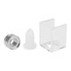 thumbnail image 3 of 3 piece set DIY 12.1mm simple lipstick filling tube silicone mold aluminum ring single hole bracket, 3 of 5