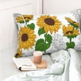 thumbnail image 6 of Disketp Pillow Covers Plump Sunflower And Sketch Pattern Throw Pillow Case Cushion Covers,Cushion For Bedroom,Couch,Home-20"X30", 6 of 9