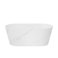 thumbnail image 1 of A&E Bath and Shower Ranya 60 In. X 28.7 In. Freestanding Bathtub In White Marble, 1 of 1