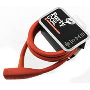 Knog Party Coil 1300mm Coiled Cable Bike Lock 10mm Braided Steel Red NEW