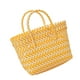 thumbnail image 4 of Cesta de la compra tejida con asa, bolsa de playa de mano hecha a mano para compras de mujer, 4 of 9