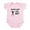 Petal Pink, variant on CafePress - Never Skip Leg Day Body Suit - Baby Light Bodysuit, Size Newborn - 24 Months