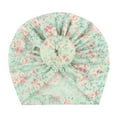 thumbnail image 2 of Zwiiyzr Newborn Baby Cotton Hat Soft Cotton Toddler Kids Girl Head Wrap with Big Bow Cap C, 2 of 3