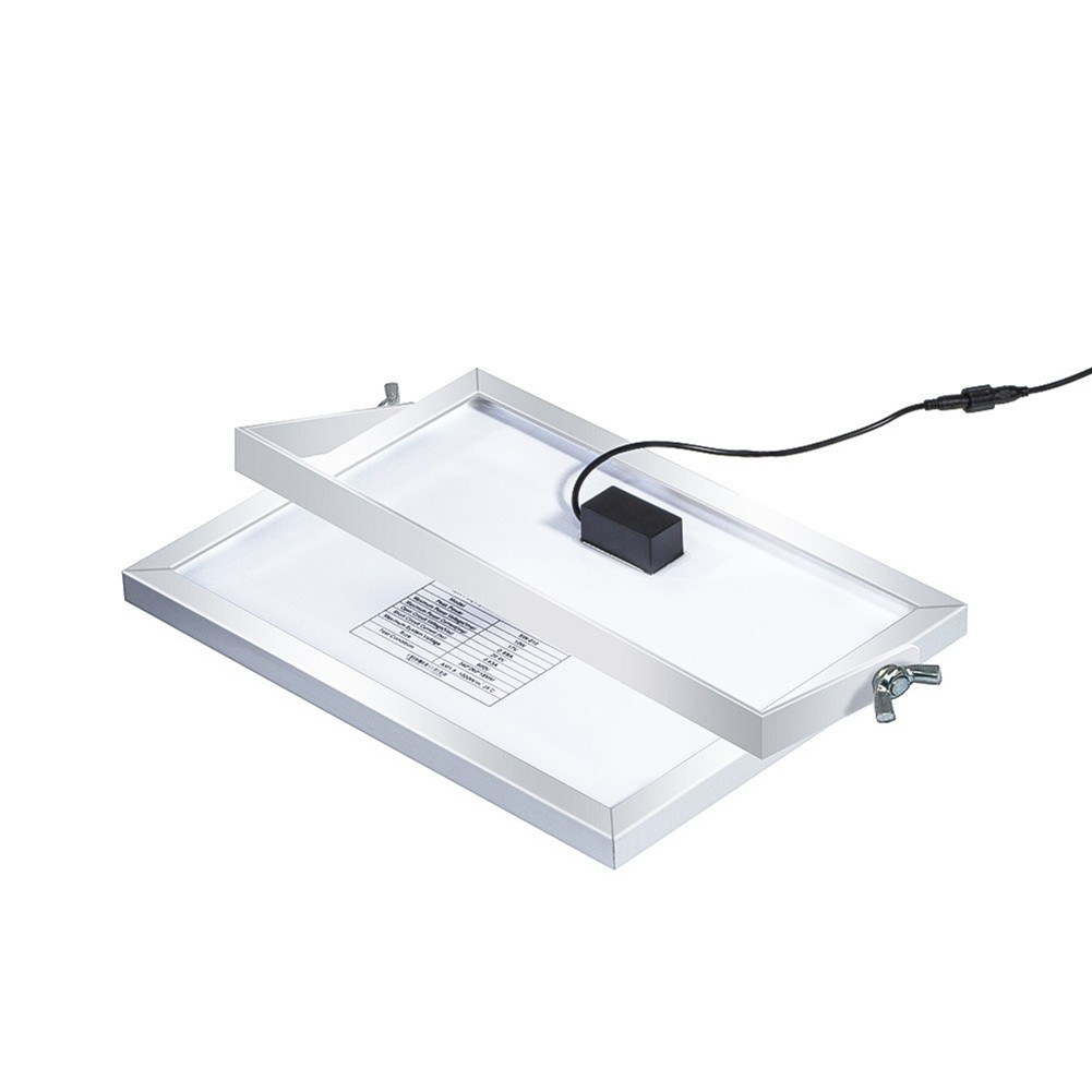 15W Solar Oxygen Pump with Tube Air Stone Fish Tank Aerator 3 Adjustable Modes