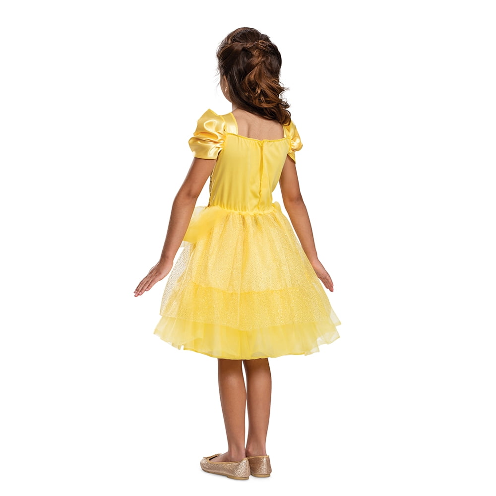Disney Beauty & The Beast Belle Halloween Costume for Children, Girls Size S (6/6X), by Disguise