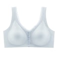 thumbnail image 1 of Puntoco Sujetadores para mujer sin aros Sujetadores cómodos y cómodos para mujer Sujetadores ajustables con fruncido Sujetadores transpirables Ropa interior Sujetador diario, 1 of 3