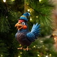 thumbnail image 4 of Colgante de Gallo para Coche Xihbxyly Adorno para Árbol de Navidad, 4 of 5