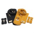 thumbnail image 4 of Guardurnaity Kit de fabricación de monedero de cuero PU de 7 piezas, conjunto de suministros de bolsa de ganchillo DIY para niñas con accesorios, Bolsas de mensajero y de hombro Negro, 4 of 6