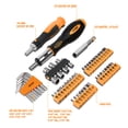 thumbnail image 2 of DNA Motoring TOOLS-00039 51 Pcs Steel Screwdriver Combination Socket Bit Set Hand Tools Kits With Orange Carry Storage Box, 2 of 7