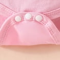 thumbnail image 6 of NIEWTR Baby Girl Summer Clothes Outfit Ruffle Ribbed Romper Tops Floral Shorts Set + Headband(Red,3-6 Months), 6 of 7