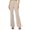 Beige, variant on Lisingtool Casual Pants for Women Trendy Women's Wide Leg Dress Pants High Waisted Flowy Trousers Business Casual Pants Navy
