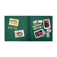 thumbnail image 7 of Bxaolu 7X7 Inch DIY Scrapbook Photo Album, Thick&nbsp;Paper Scrap Book 40 Pages Memory Book for Wedding Family, Green, 7 of 7