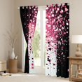 thumbnail image 3 of Manfei Female Men Geometric Plaid Black Out Curtains,Abstract Gradient Curtains Pack of 2 (42x63 Each),Bling Glitter Bedroom Curtains,Luxury Bedroom Decor, 3 of 6