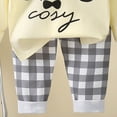 thumbnail image 4 of Linfrsh Toddler Girls Pajamas 4t Organic Cotton Baby Long Sleeve Pajama Sets, Toddler Boy Girl 2-Piece Sleepwear(Light Pink,12-18 Months), 4 of 4