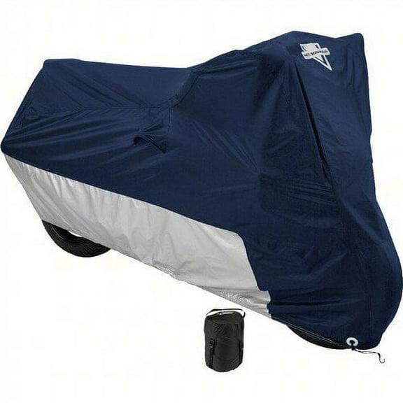 Nelson-Rigg Deluxe All-Season Cover Navy/Silver XXL (MC-902-05-XX)
