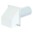 thumbnail image 1 of Campana de escape de pared Imperial VT0501-B de aluminio plateado/blanco, 1 of 2