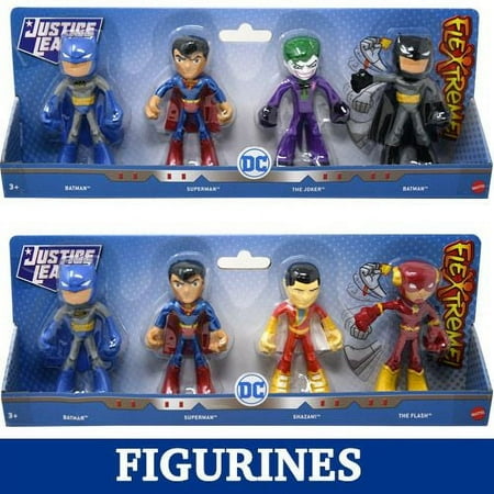 DC Comics Flexstreme 4-Pack Figure Assortment- SHIP 1 SET RANDOMLY price history on PriceWatchPro
