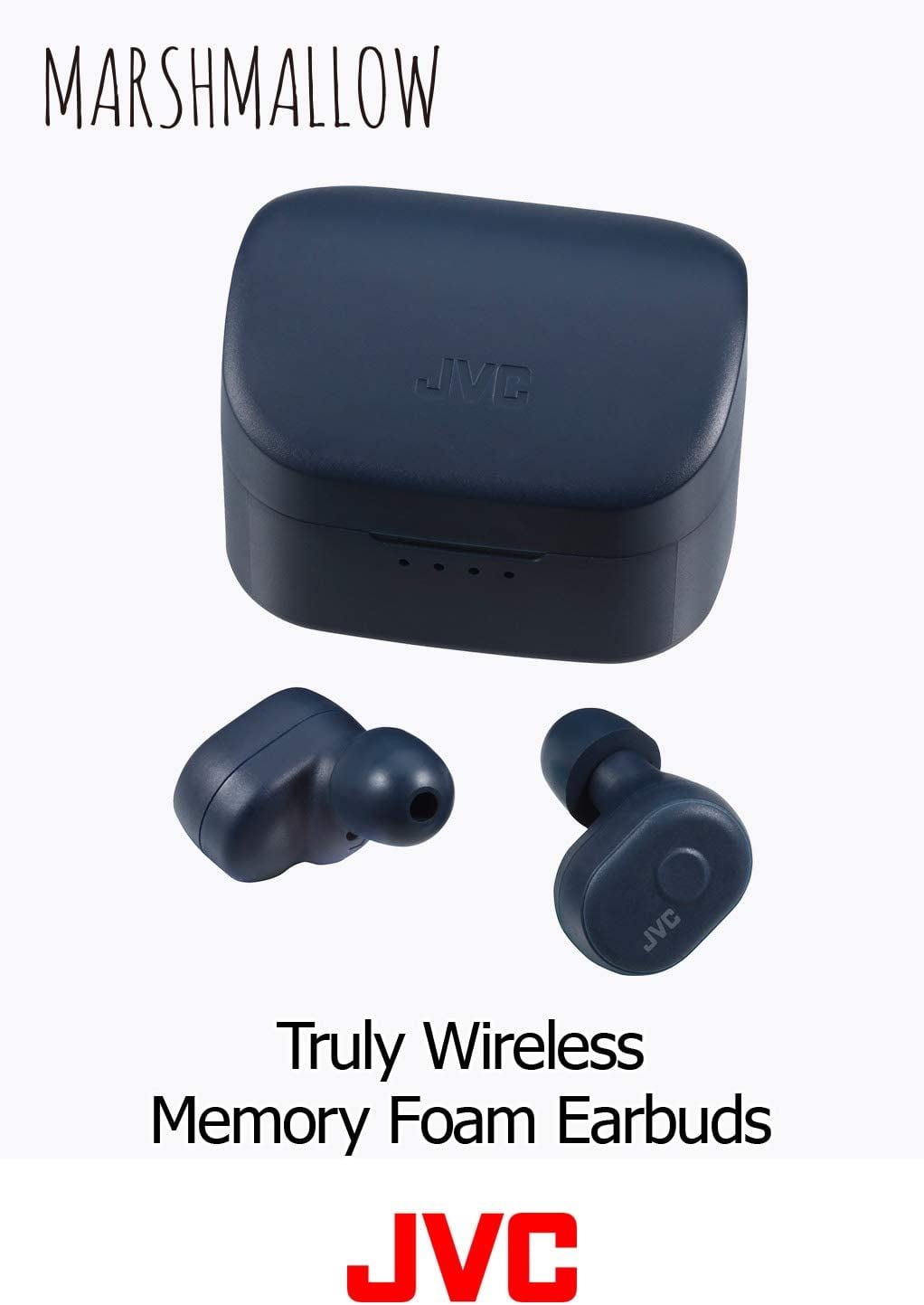 JVC Truly Wireless Earbuds Headphones, Bluetooth 5.0, Water 