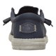 thumbnail image 4 of Mocasines slip-on HEYDUDE para hombre Wally Canvas, talla 10, negro, 4 of 9
